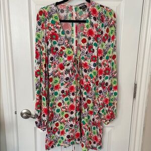AFRM Multicolor Floral Print Dress